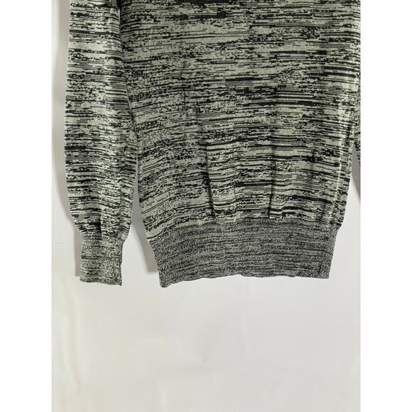 FRENCH CONNECTION Women's Gray-Black Sequin Embellished Bird Sweater SZ S - Picture 5 of 10